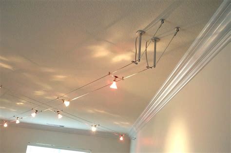 cable track lighting installation